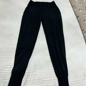 Black align joggers